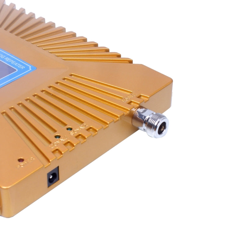 GSM900 / WCDMA2100 Mini repetidor de señal LCD para teléfono móvil con antena periódica logarítmica, GSM900 / WCDMA2100