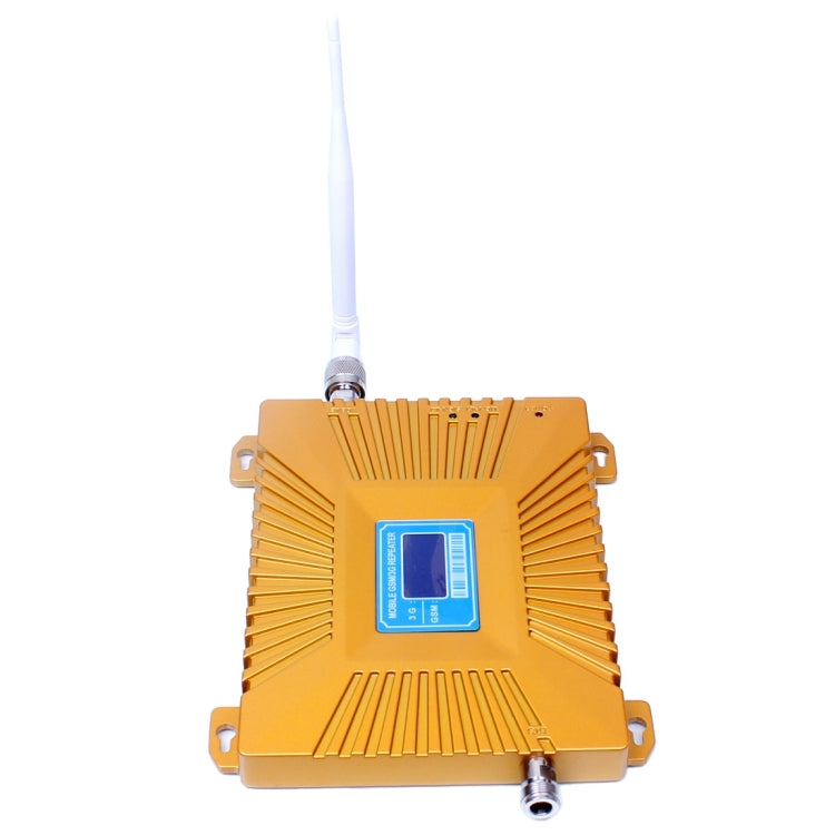 GSM900 / WCDMA2100 Mini repetidor de señal LCD para teléfono móvil con antena con ventosa, LCD Repeater