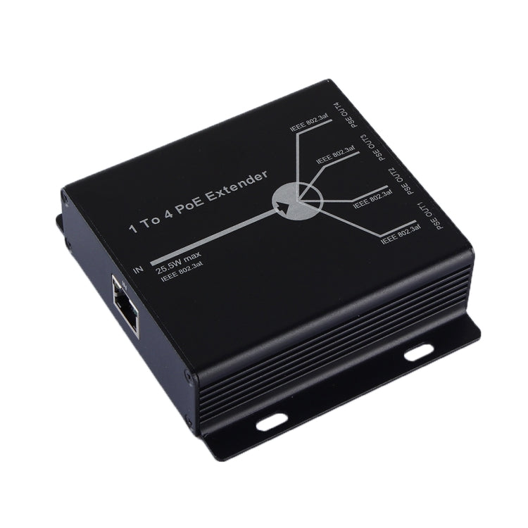 Extensor POE de cámara IP de 4 canales 1 en 4 salidas