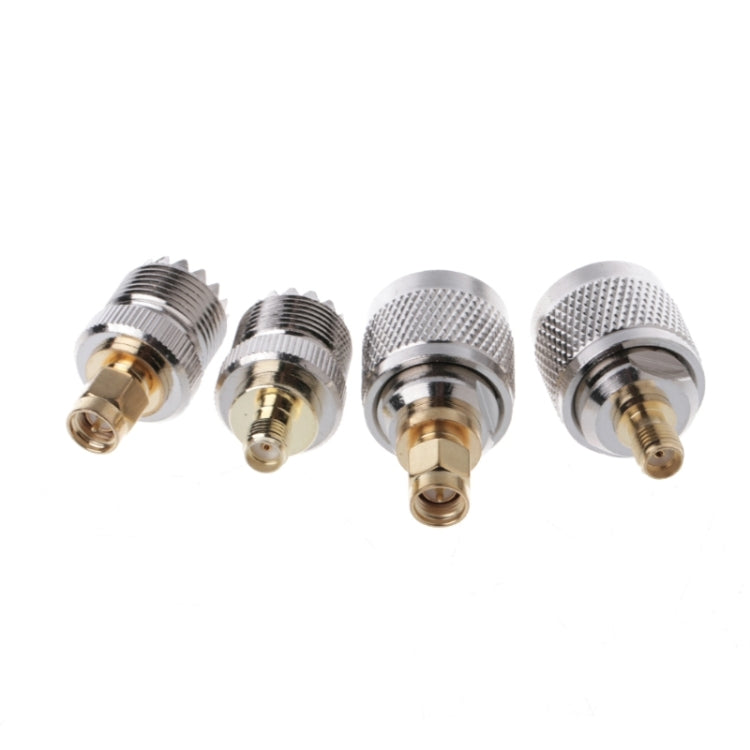 4 PCS / Set A13 Kit adaptador PL259 / SO239 a SMA macho / hembra tipo conector RF