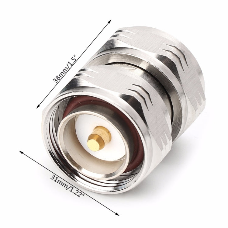 L29-JJ Adaptador coaxial RF 7/16 Din macho a conector RF macho 7/16 Din