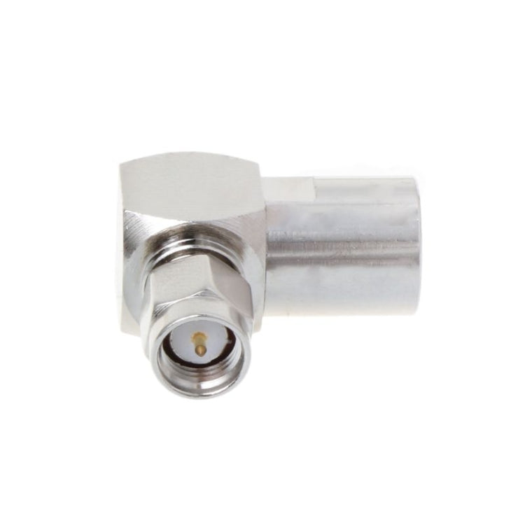 Ambos SMA macho a FME RF conector de ángulo recto adaptador plegado para Cable Coaxial