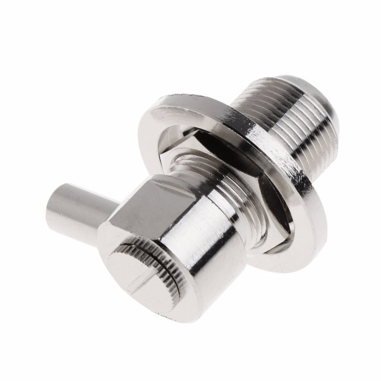 Conector RF de ángulo recto hembra SO239 UHF para cable coaxial RG58 / RG142 LMR195