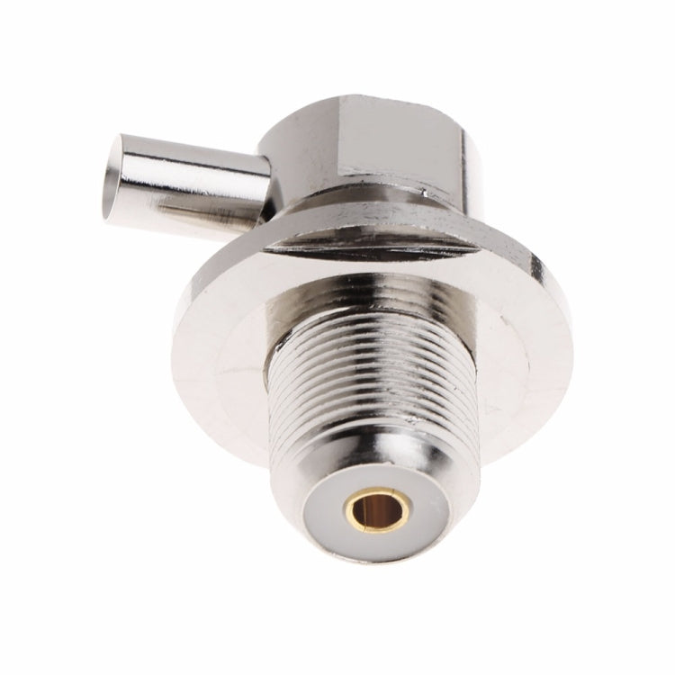 Conector RF de ángulo recto hembra SO239 UHF para cable coaxial RG58 / RG142 LMR195