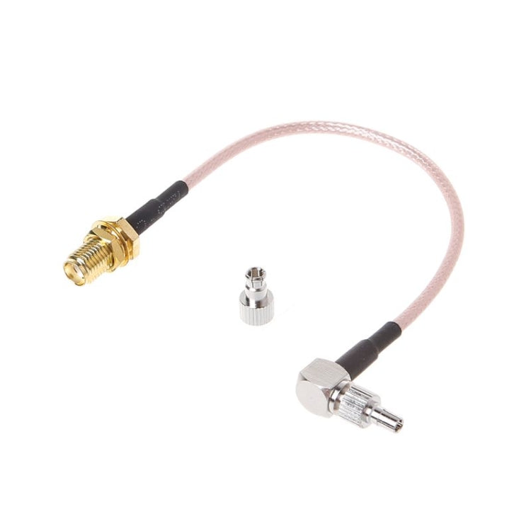 SMA hembra a CRC9 / TS9 Cable adaptador de conector coaxial RF doble RG316, longitud: 15 cm
