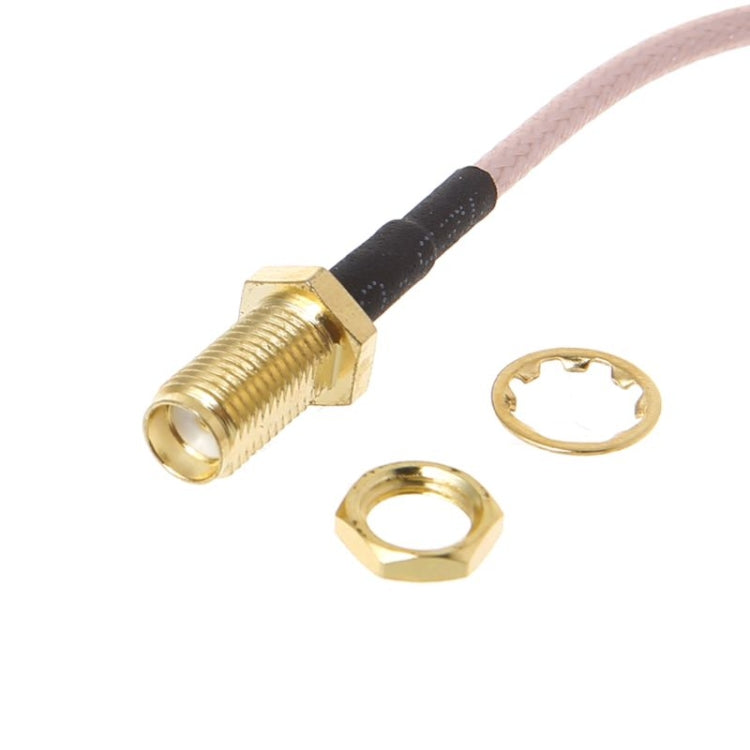 SMA hembra a CRC9 / TS9 Cable adaptador de conector coaxial RF doble RG316, longitud: 15 cm