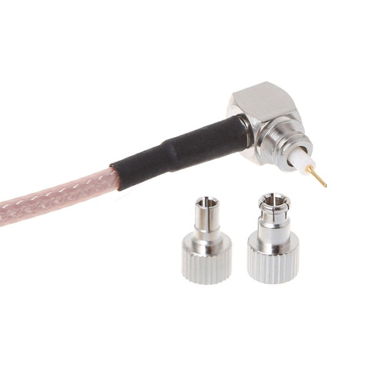 SMA hembra a CRC9 / TS9 Cable adaptador de conector coaxial RF doble RG316, longitud: 15 cm