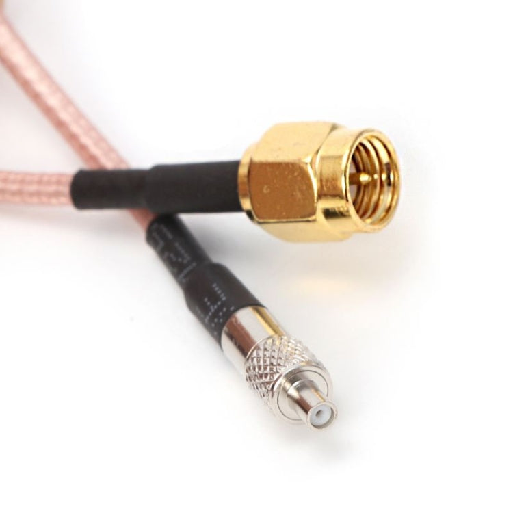 Extensión de cable de conector RG316 TS9 hembra a SMA macho, longitud: 15 cm