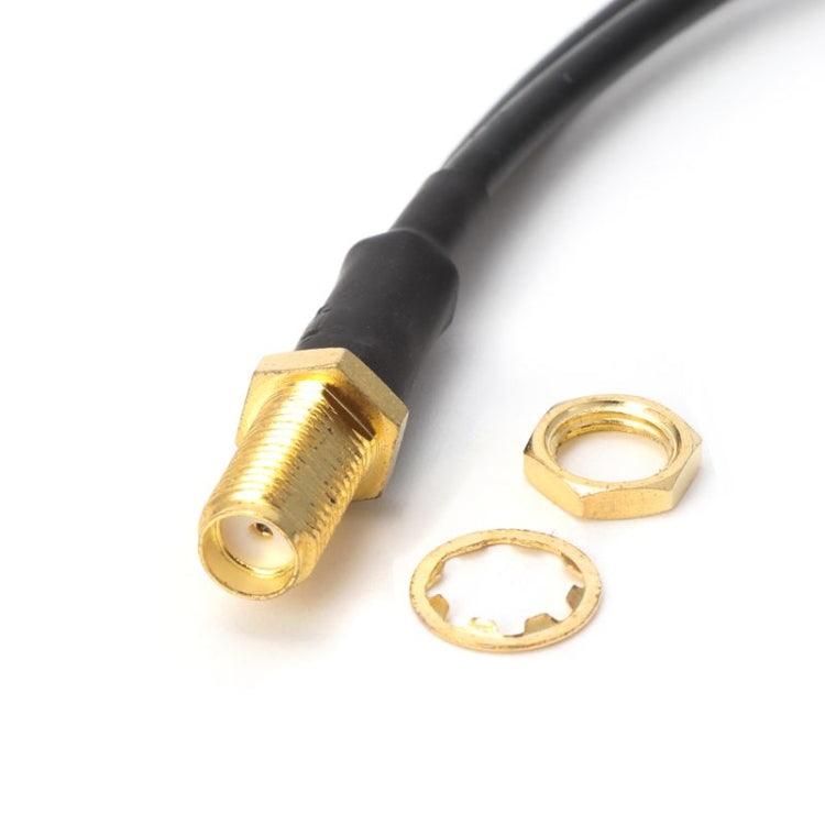 Extensión de cable de conexión RG174 SMA hembra a 2 x TS9 macho, longitud: 15 cm, SMA Female to 2 x TS9 Male 15cm