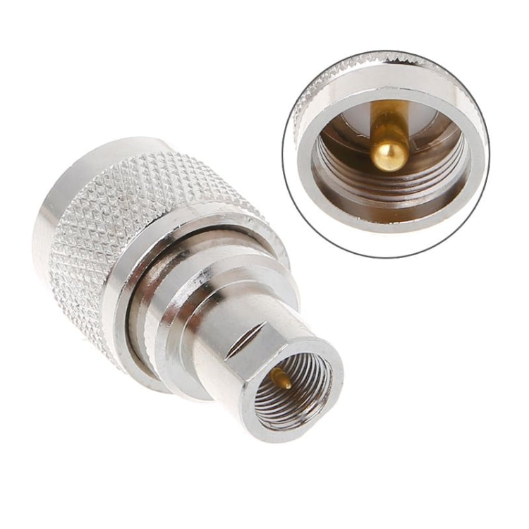 Adaptador de conector macho FMEJ/UHFJ FME a UHF macho