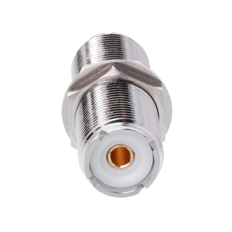 Adaptador de conector hembra a hembra UHF KY UHF, versión de extensión