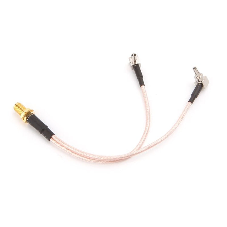 Extensión de cable conector RG316 SMA hembra a CRC9-TS9, longitud: 15 cm