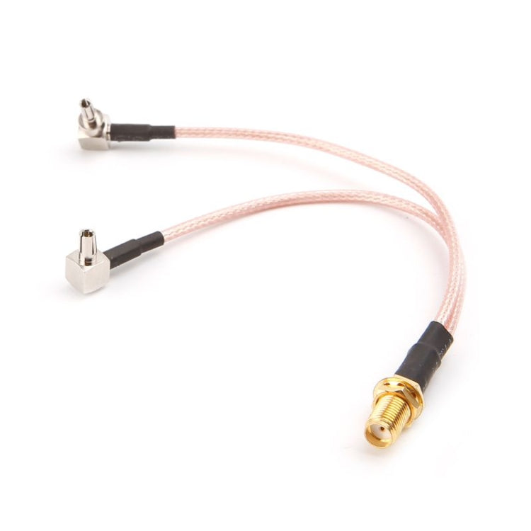 Extensión de cable conector RG316 SMA hembra a CRC9-TS9, longitud: 15 cm