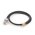 Cable de cola de cerdo SMA hembra a UHF SO239 PL259 hembra RG58, longitud: 50 cm