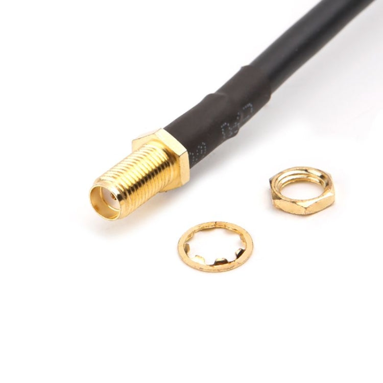 Cable de cola de cerdo SMA hembra a UHF SO239 PL259 hembra RG58, longitud: 50 cm