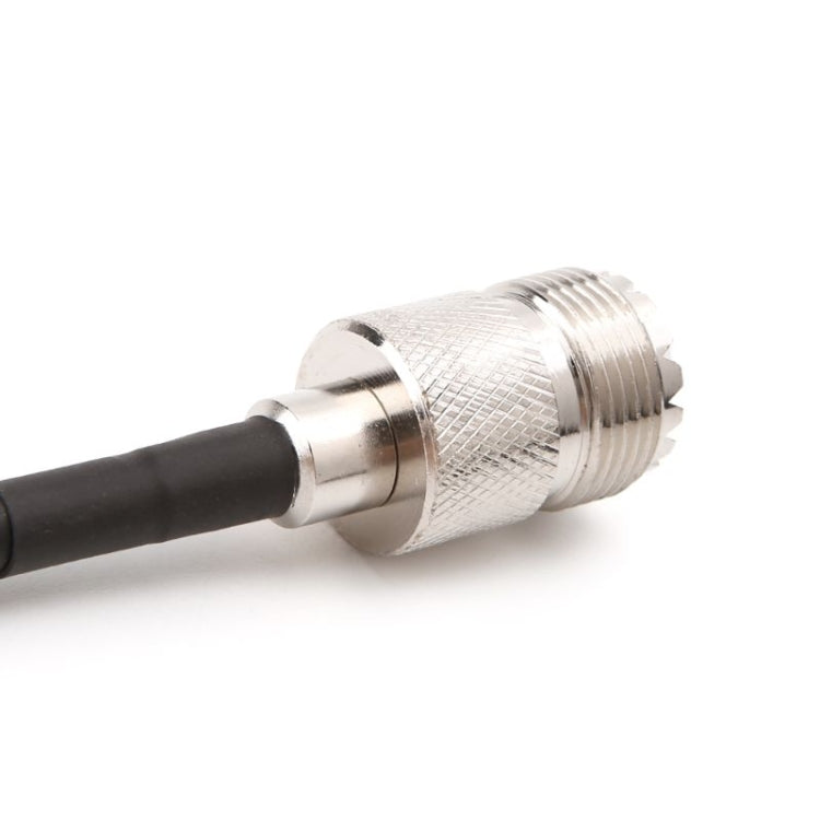 Cable de cola de cerdo SMA hembra a UHF SO239 PL259 hembra RG58, longitud: 50 cm