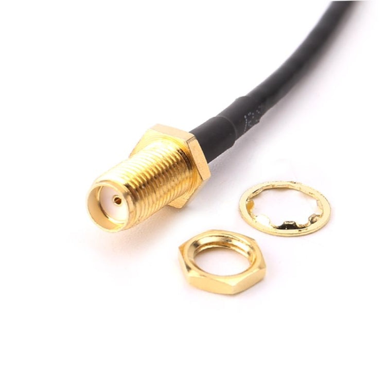 Extensión de cable de conexión RG174 CRC9 macho recto a SMA hembra, longitud: 15 cm