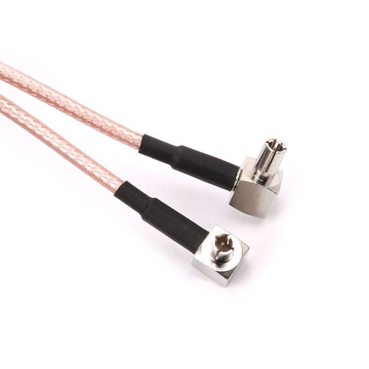 Cable de conexión divisor combinador de enchufe macho RG316 N macho a 2xTS9 / 2xCRC9 macho, longitud: 15 cm