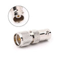 Adaptador de conector BNC hembra a mini UHF macho