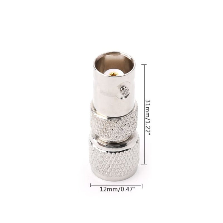 Adaptador de conector BNC hembra a mini UHF macho