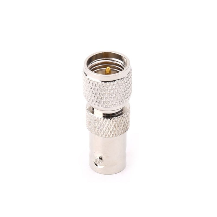 Adaptador de conector BNC hembra a mini UHF macho