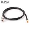 Cable de conexión RG58 UHF hembra a SMA macho, longitud: 100 cm, Length: 100cm