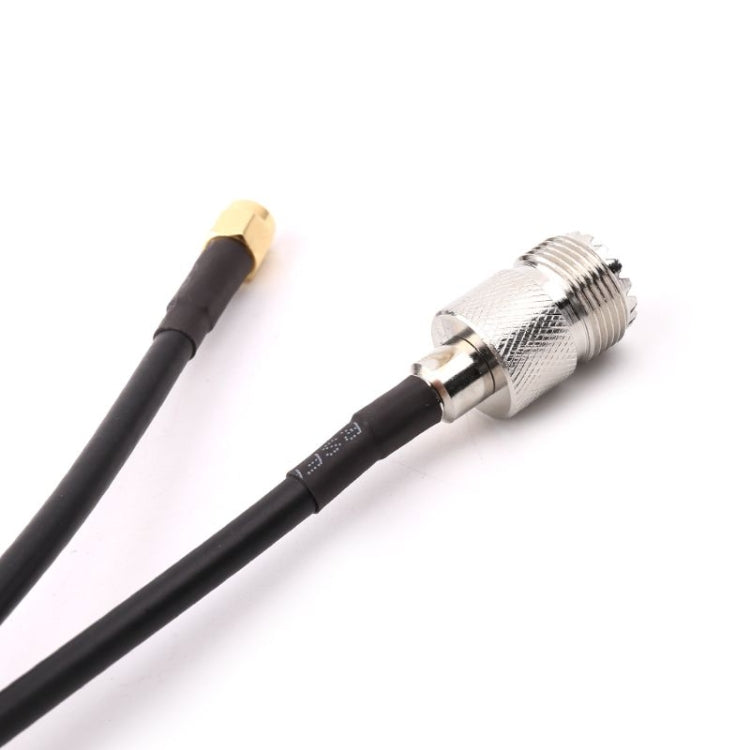 Cable de conexión RG58 UHF hembra a SMA macho, longitud: 100 cm, Length: 100cm