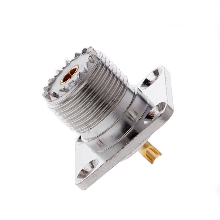 Adaptador de cubierta de brida de montaje en chasis de panel UHF hembra SO239