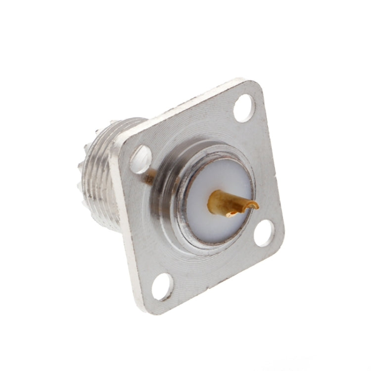 Adaptador de cubierta de brida de montaje en chasis de panel UHF hembra SO239