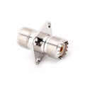 UHF SO239 hembra a hembra con adaptador de conector RF de montaje en panel