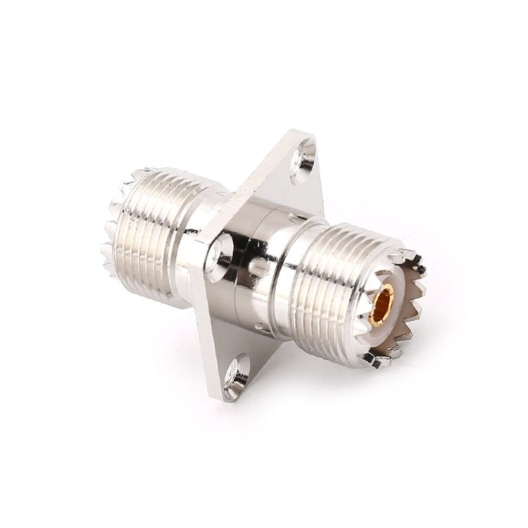 UHF SO239 hembra a hembra con adaptador de conector RF de montaje en panel