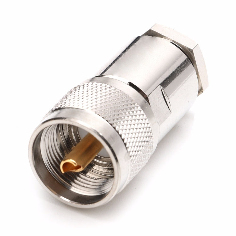 Adaptador de abrazadera UHF macho PL259