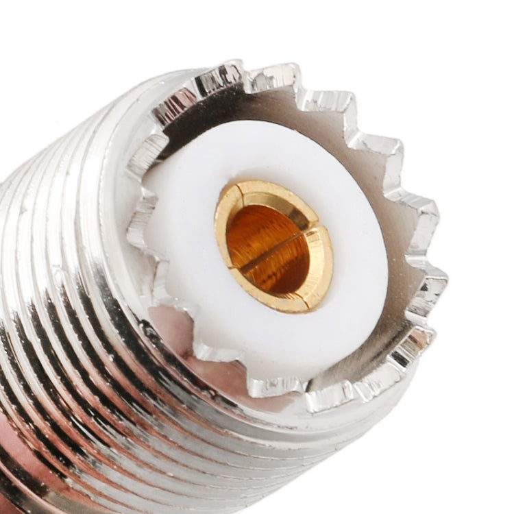 Adaptador de abrazadera de enchufe hembra UHF SO239 PL259