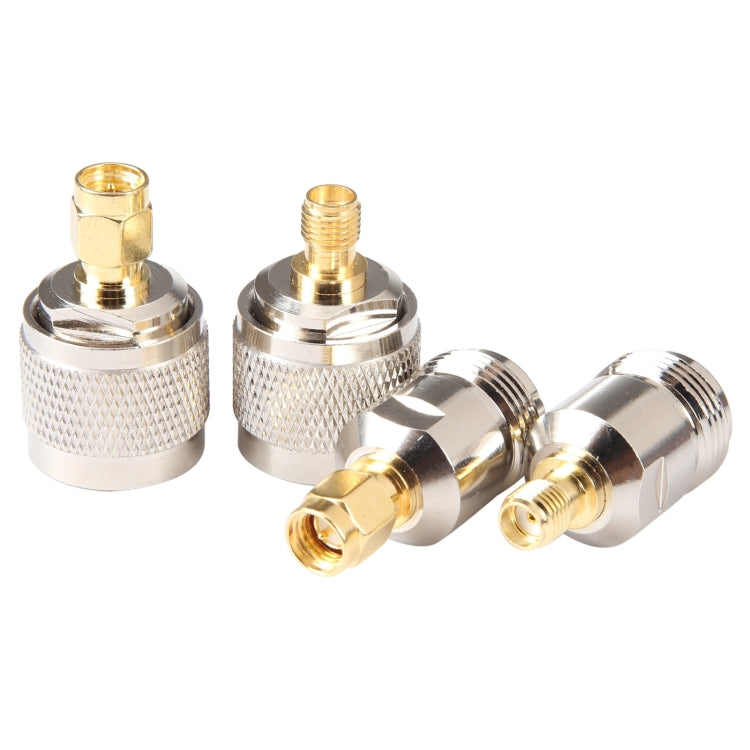 Adaptador de conector coaxial 4 en 1 SMA a N RF, SMA To N