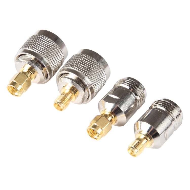 Adaptador de conector coaxial 4 en 1 SMA a N RF, SMA To N