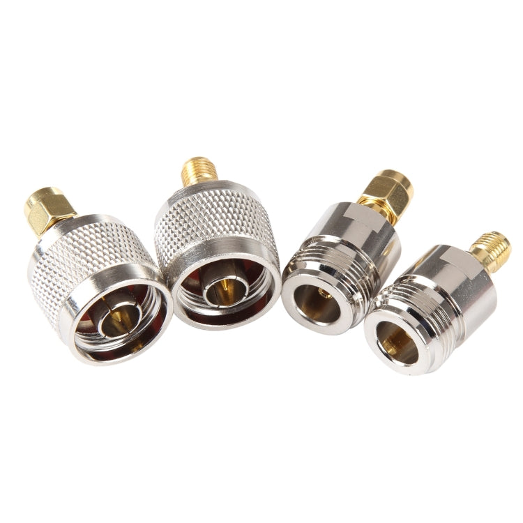 Adaptador de conector coaxial 4 en 1 SMA a N RF, SMA To N