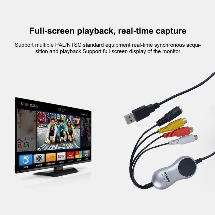 Dispositivo de tarjeta de captura de vídeo EZCAP USB 2.0, EZCAP 170