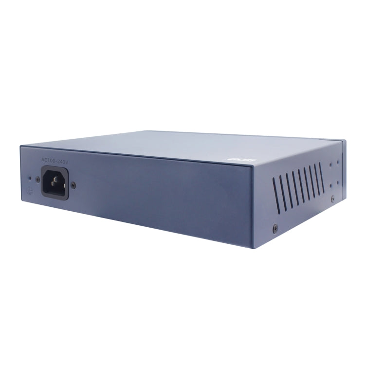 ESCAM POE 8+2 Conmutador Fast Ethernet de 10 puertos Conmutador de red POE de 8 puertos 10/100M 120W, Distancia de transmisión: 150m, 10 Ports
