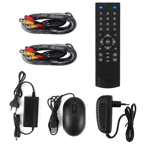 A2B5 720P 1.0 megapíxeles 2 x cámaras Bullet AHD Kit AHD DVR, compatible con visión nocturna / detección de movimiento, distancia IR: 20 m, A2B5 Kit