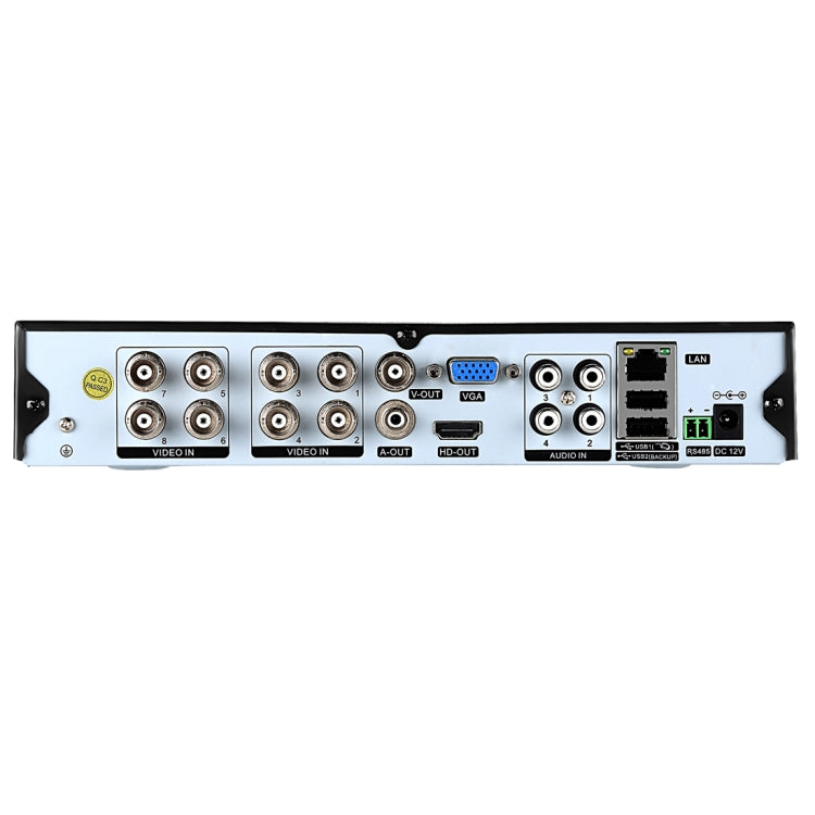 A81U-ZS 5 en 1 DVR de doble flujo H.264 1080N AHD de 8 canales, compatible con señal AHD / TVI / CVI / CVBS / IP, A81U-ZS