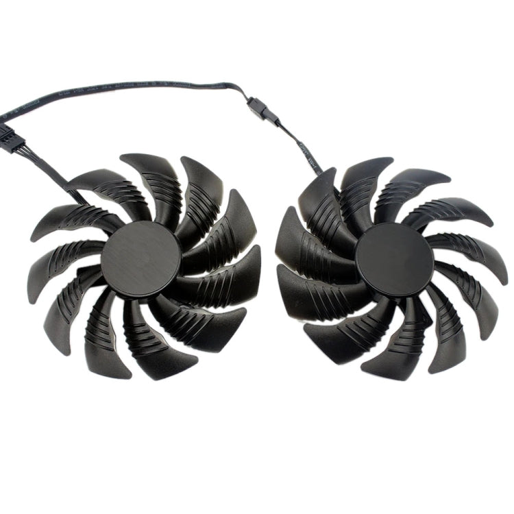 1 par de ventilador de refrigeración de tarjeta gráfica de ordenador de 88MM y 4 pines para Gigabyte GeForce GTX1060 1070 GTX1050ti GTX960 RX570 RX470