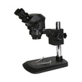Microscopio binocular del microscopio estéreo 0.7X-50X con la luz, 0.7X-50X(Black), 0.7X-50X(White)