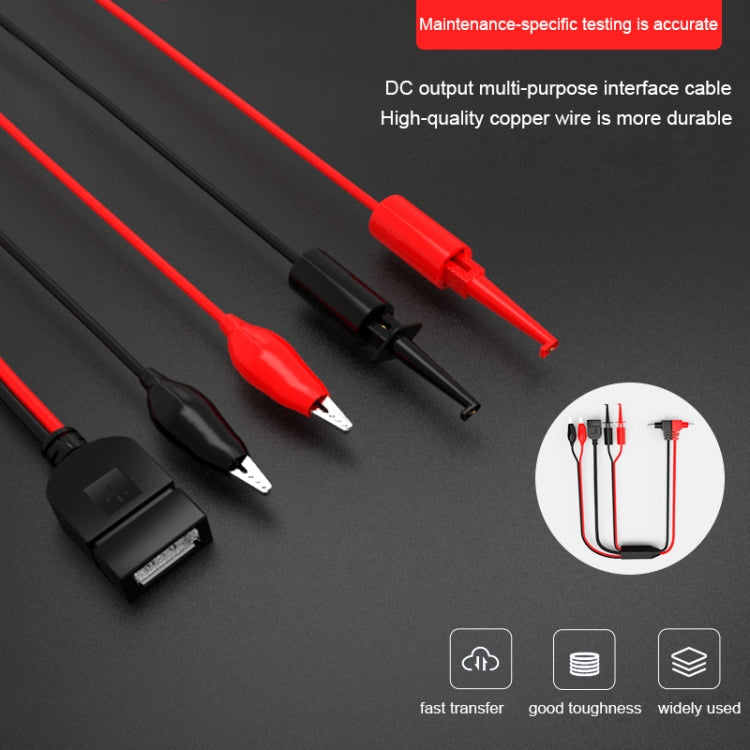 BEST BST-059 Cable de prueba de fuente de alimentación multiusos Cables de prueba de multímetro, BEST BST-059