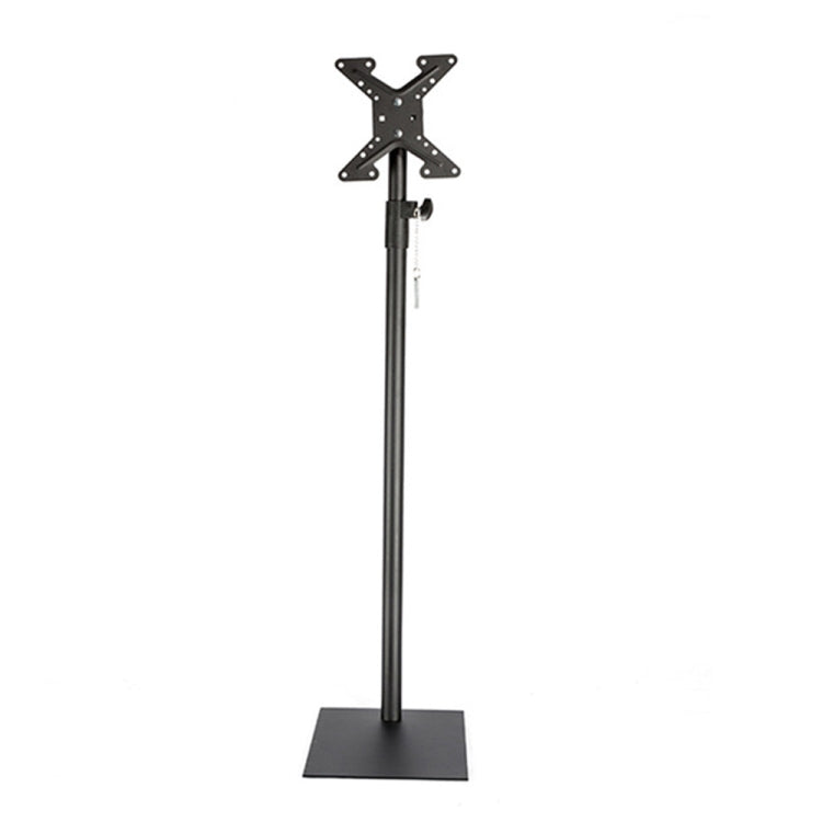 Soporte de suelo para TV ajustable en altura, giratorio, universal, 360 grados, 14-42 pulgadas