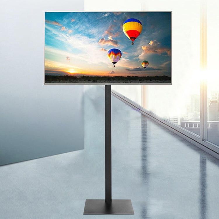 Soporte de suelo para TV ajustable en altura, giratorio, universal, 360 grados, 14-42 pulgadas