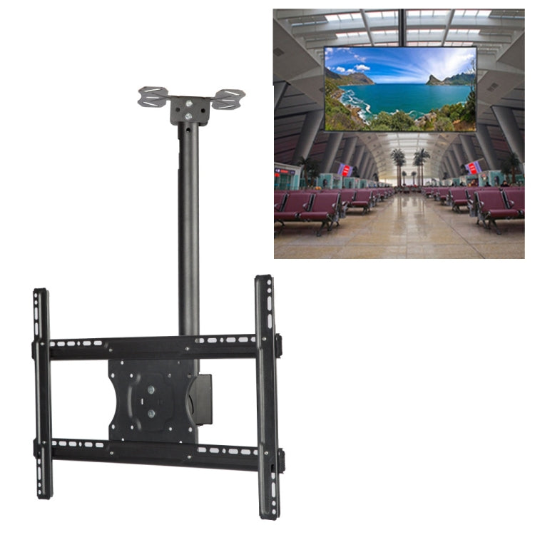 Soporte universal de doble uso para techo montado en la pared para TV LCD ajustable en altura y ángulo de 32-65 pulgadas, longitud retráctil: 2 m, 2m