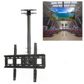 Soporte universal de doble uso para techo montado en la pared para TV LCD ajustable en altura y ángulo de 32-70 pulgadas, longitud retráctil: 1 m, 1m