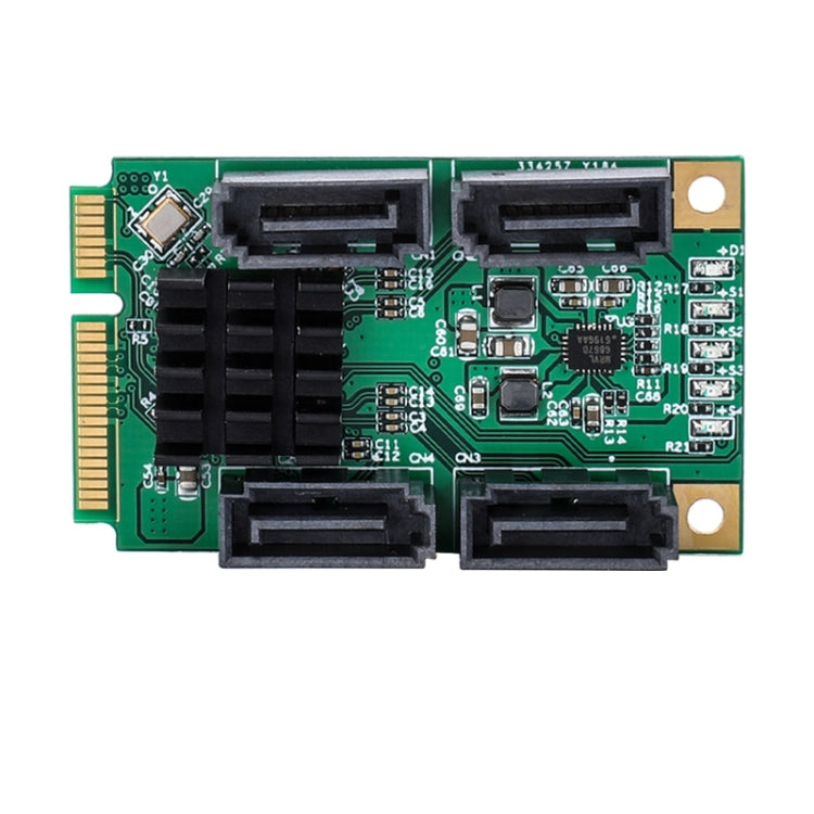 Tarjeta controladora Mini PCI Express Marvel 88SE9215 SATA III 6G de 4 puertos