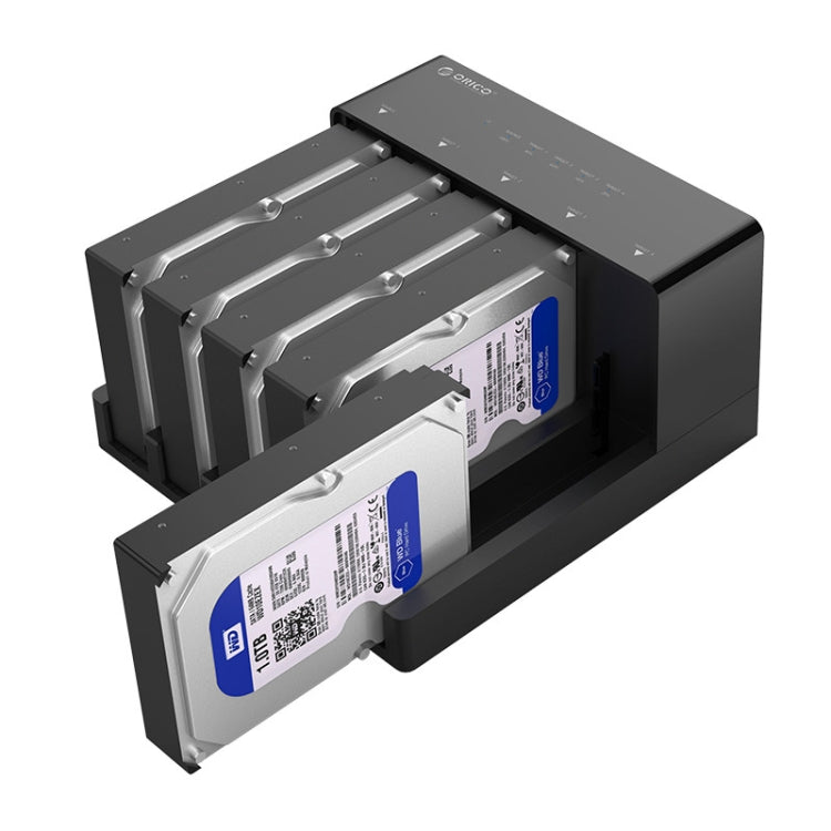 ORICO 6558US3-C Caja para disco duro de 2,5/3,5 pulgadas con duplicador, 6558US3-C