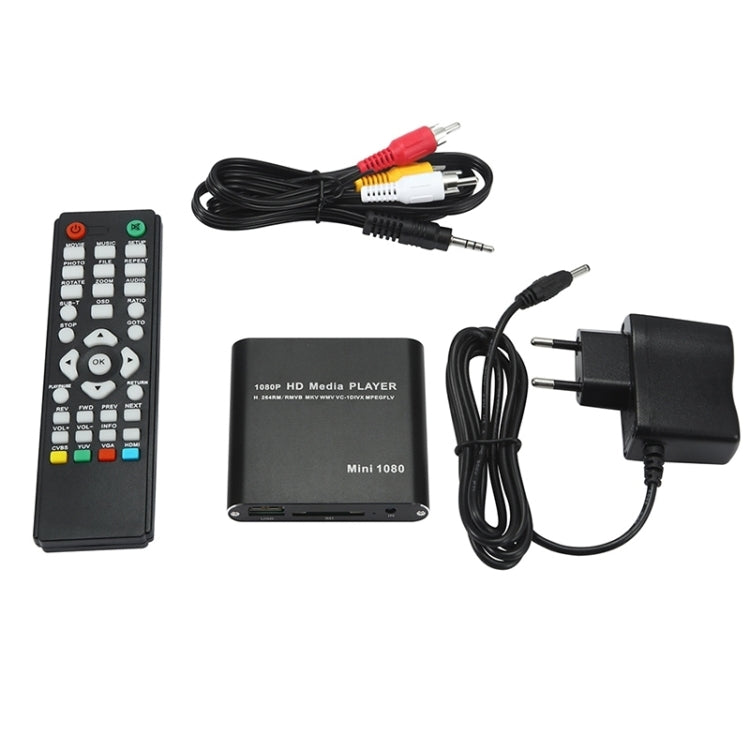 MINI 1080P Full HD Media USB HDD reproductor de tarjetas SD/MMC, US, EU, UK
